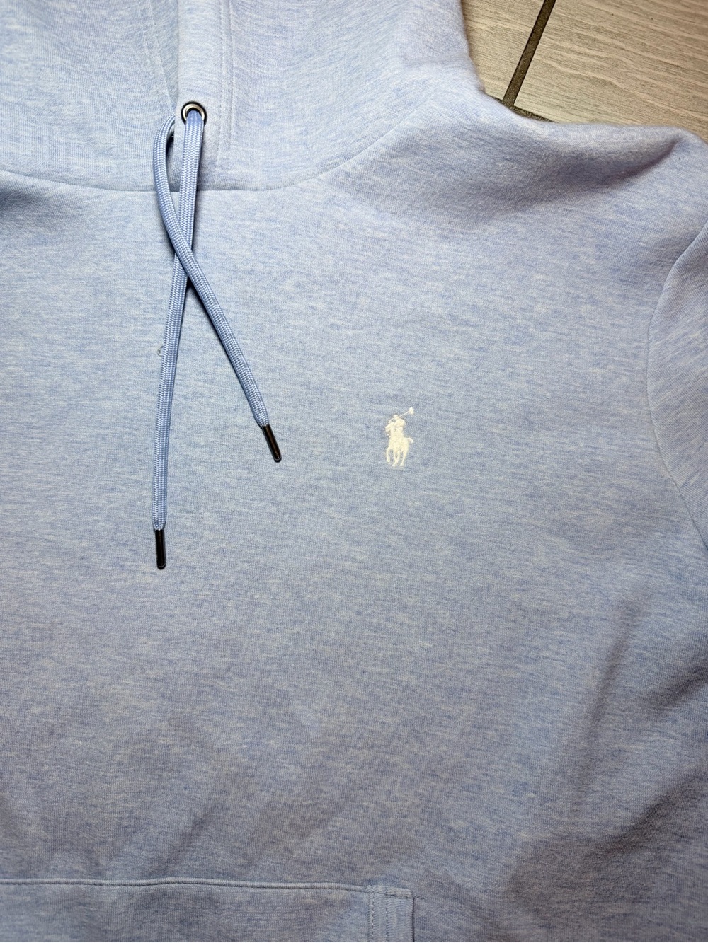Ralph Lauren Light Blue Crewneck Hoodie - Men's Classic Polo size medium. - Picture 2 of 6